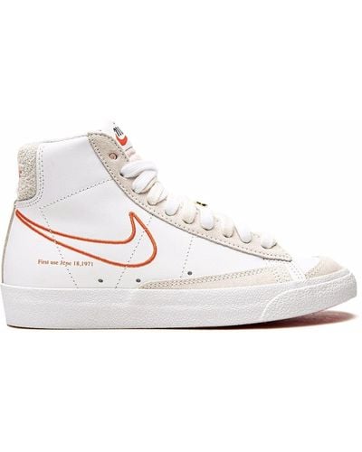 Nike Blazer Mid 77 Se "first Use" Sneakers - White