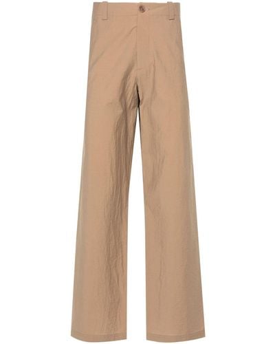 A.P.C. Pantalones ajustados con pinzas - Neutro