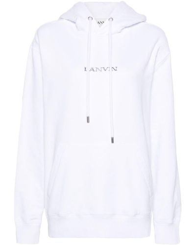 Lanvin ロゴ パーカー - ホワイト