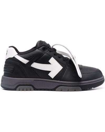 Off-White c/o Virgil Abloh Off- Out Of Office Lace-Up Trainers - Black