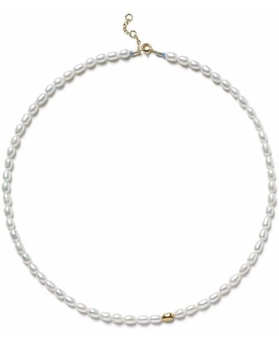 The Alkemistry 18kt Yellow Gold Pearl Necklace - Metallic
