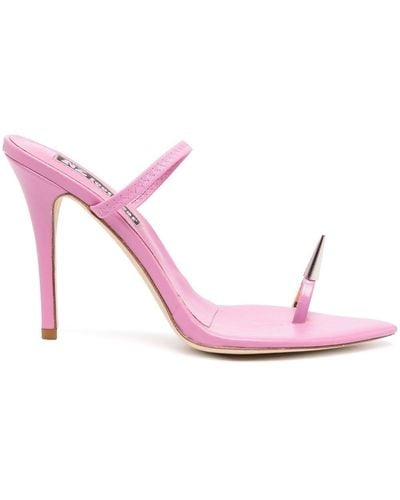 Natasha Zinko Spike-toe Heeled Sandals - Pink