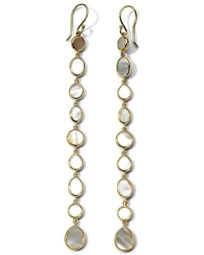 Ippolita 18kt Yellow Gold Rock Candy Linear Mother Of Pearl Earrings - Metallic