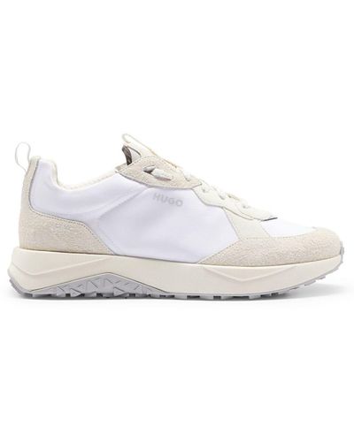 HUGO Kane Lace-up Sneakers - White