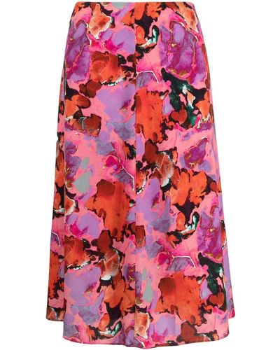 PS by Paul Smith Graphic-print Skirt - Red