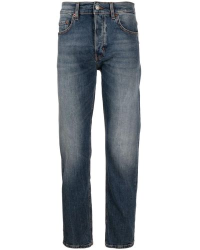Haikure Gerade Jeans mit Stone-Wash-Effekt - Blau