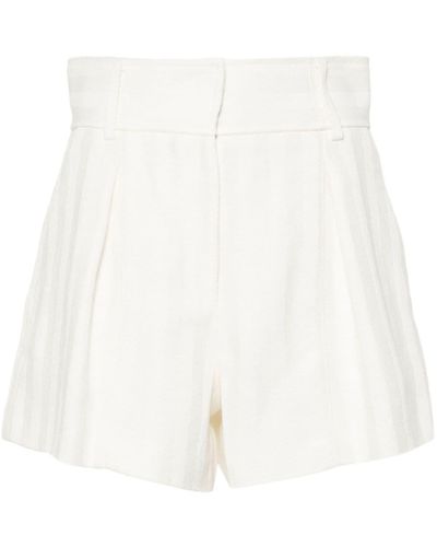 IRO Tesane Jacquard Shorts - White
