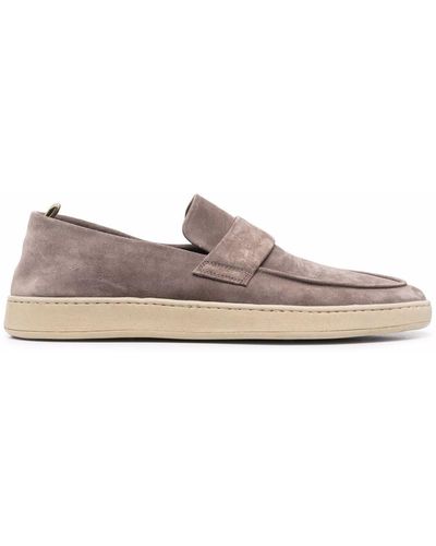 Officine Creative Herbie Suede Loafers - Grey