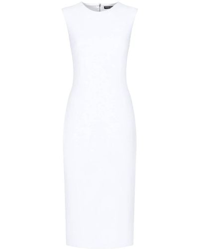 Dolce & Gabbana Sleeveless Midi Dress - White
