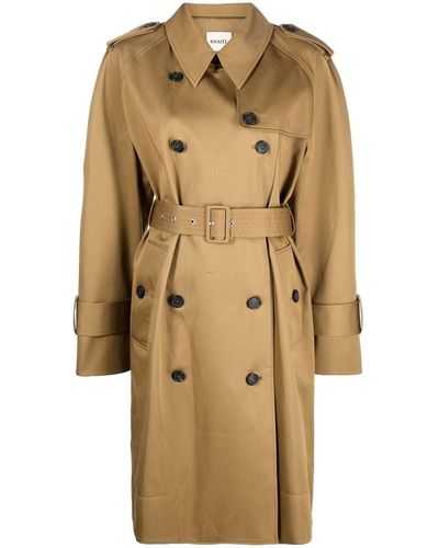 Khaite Double-breasted Trenchcoat - Natural