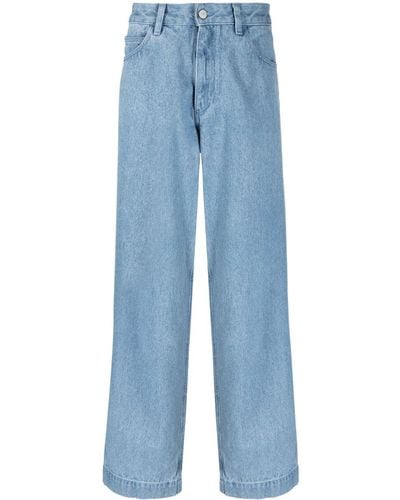 Emporio Armani Wide-leg Denim Jeans - Blue