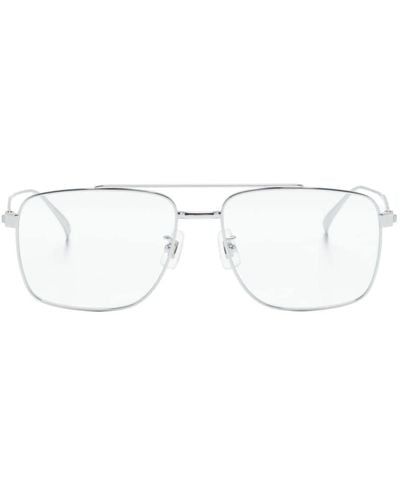 Dunhill Klassische Pilotenbrille - Weiß