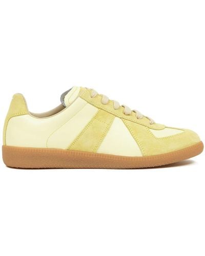 Maison Margiela Replica Low-top Leather Sneakers - Yellow