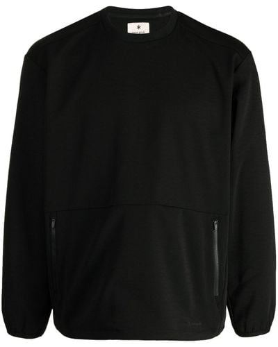 Snow Peak Active Comfort Pullover Sweatshirt - Black