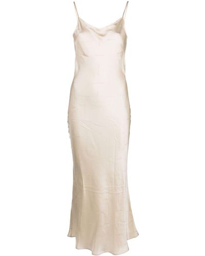 Barena Mid-length Sleeveless Dress - White