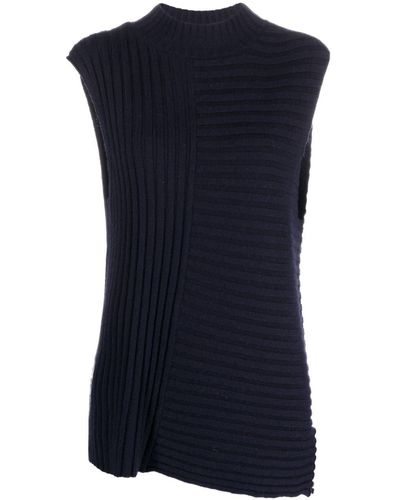 Closed Knitted Sleeveless Sweater - Farfetch