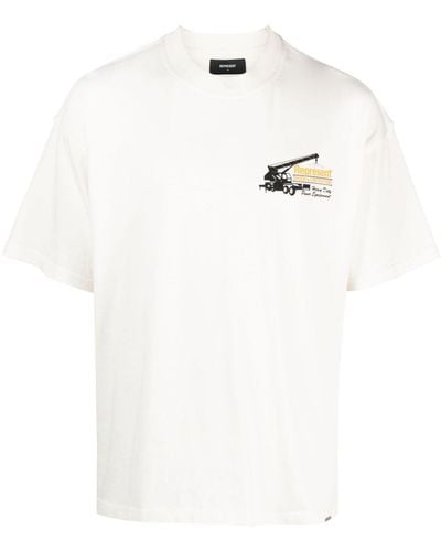 Represent T-Shirt mit grafischem Print - Weiß