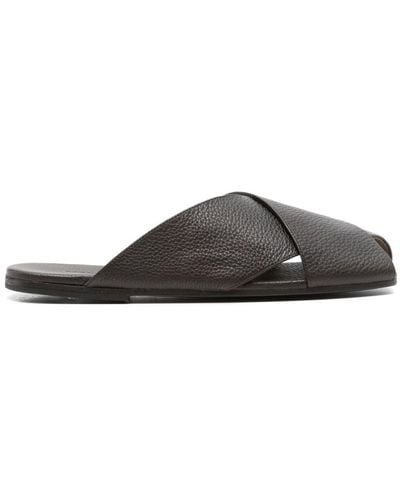 Marsèll Spatola Leather Sandals - Grey