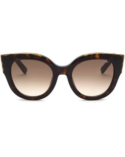 Philipp Plein Nobile Milan Cat-eye Sunglasses - Brown