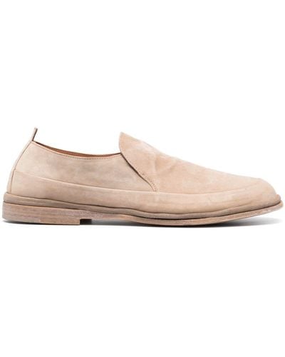 Moma Round-toe Suede Loafers - Pink
