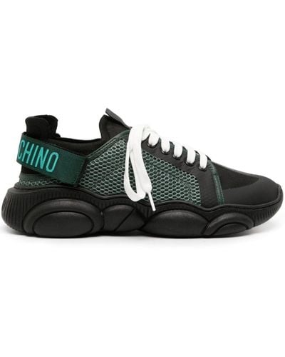 Moschino Sneakers con inserto a rete - Nero