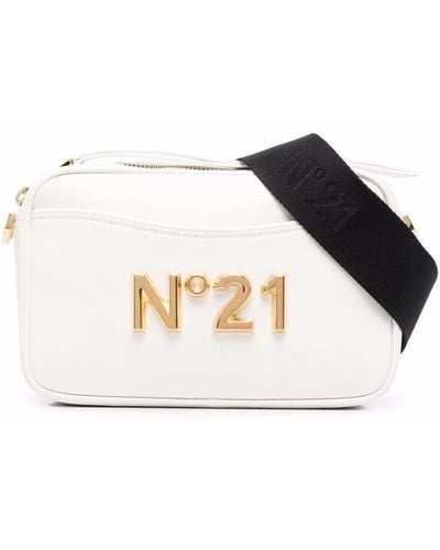 N°21 Camera Crossbody Bag - White