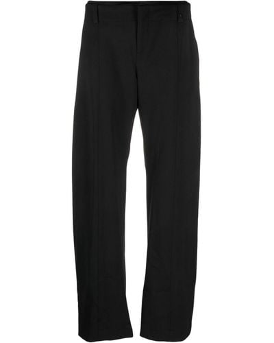 Ssheena Mid-rise Tapered Trousers - Black