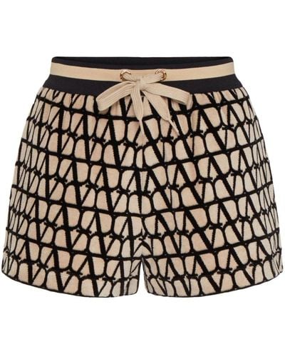 Valentino Garavani Toile Iconographe Jersey Shorts - Zwart