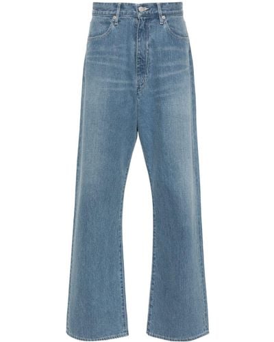 AURALEE Selvedge Ruimvallende Jeans - Blauw