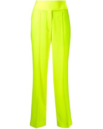 Christopher John Rogers Tailored Tapered Trousers - Yellow