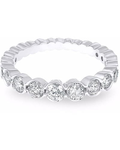 David Morris 18kt White Gold Elizabeth Diamond Eternity Ring - Metallic