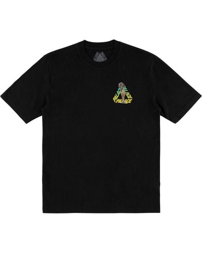 Palace T-shirt Met Print - Zwart