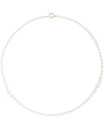 Mizuki 14kt Yellow Gold Sea Of Beauty Akoya Pearl Necklace - White
