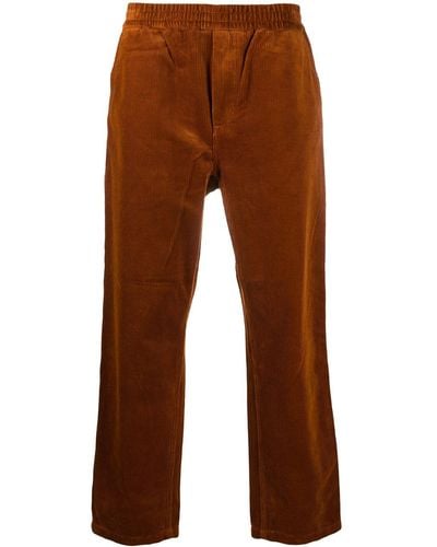 Carhartt Pantalones de pana elásticos - Naranja