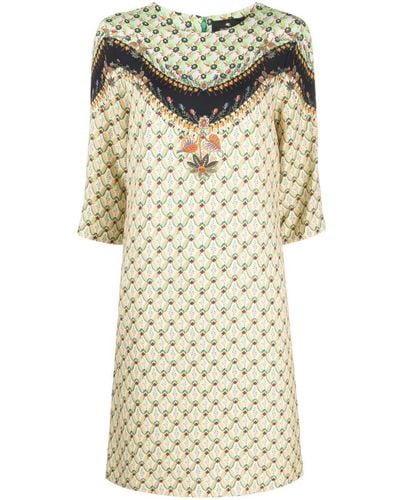 Etro Mini-jurk Met Print - Naturel