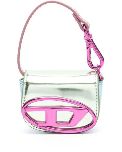 DIESEL Mini 1dr Leather Purse - Pink