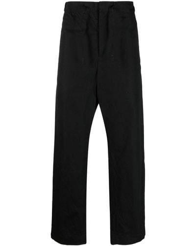 OAMC Drawstring Wide-leg Pants - Black
