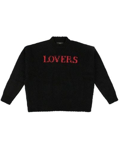 Amiri Lovers Wool Jumper - Black