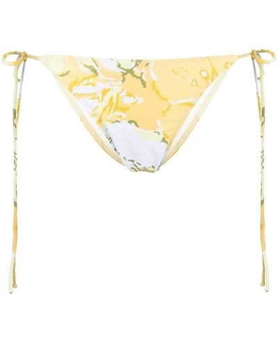 Faithfull The Brand Nomi Floral-print Bikini Bottoms - Multicolour