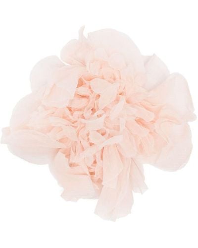 Max Mara Luisa Brosche mit Blumenmotiv - Pink