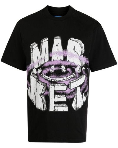 Market T-shirt Smiley Portal - Nero