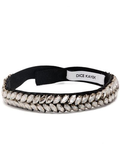 Dice Kayek Crystal-embellished Bracelet - Black