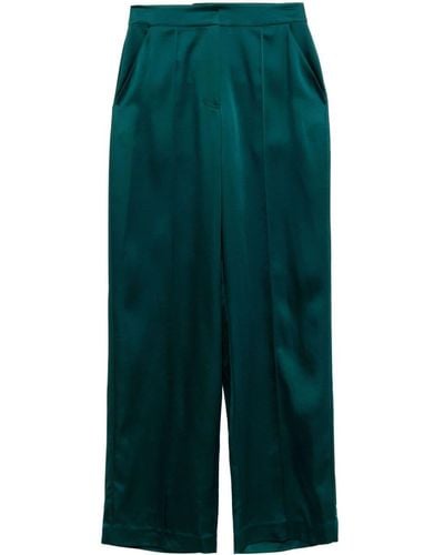 Jonathan Simkhai Kyra High-waisted Crepe Trousers - Green