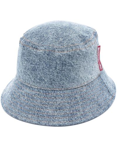 Moschino Jeans Denim Bucket Hat - Blue