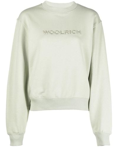 Woolrich Sweat à logo imprimé - Blanc