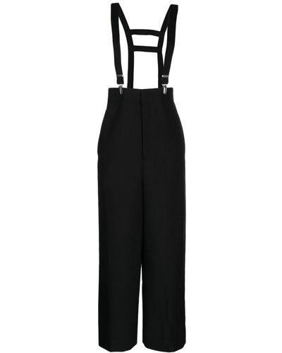 Enfold High-waisted Cropped Pants - Black