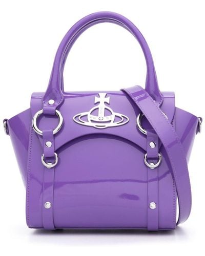 Vivienne Westwood Small Betty Tote Bag - Purple