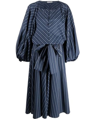 Palmer//Harding Vestido de manga larga - Azul