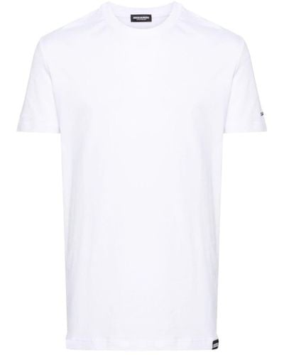 DSquared² T-shirt Met Logopatch - Wit