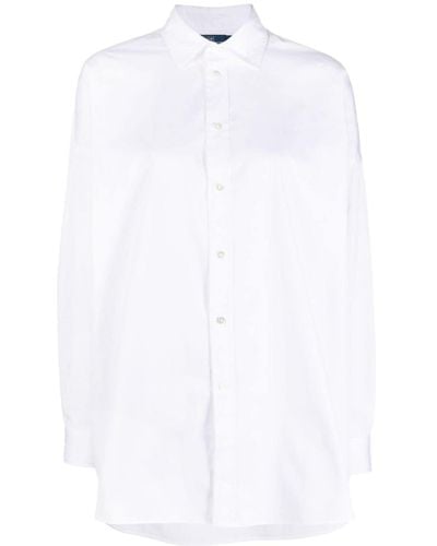 Polo Ralph Lauren Camisa con botones y manga larga - Blanco